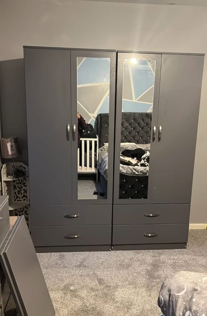 4 Door Wardrobe
