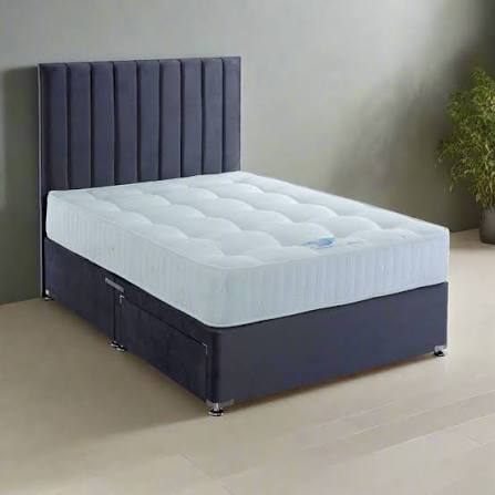 Divan Bed & Headboard Set + Hybrid Eco Mattress