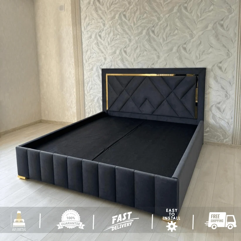 Gold Line Luxury Bed Frame (No Mattress)