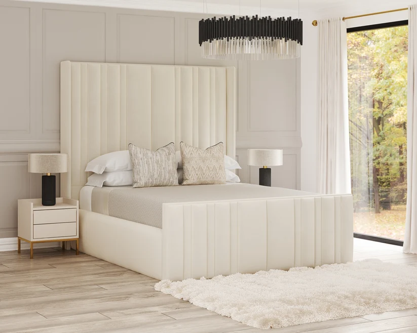 Luxury Dolce Divan (Winged Headboard) + Hybrid Eco Mattress