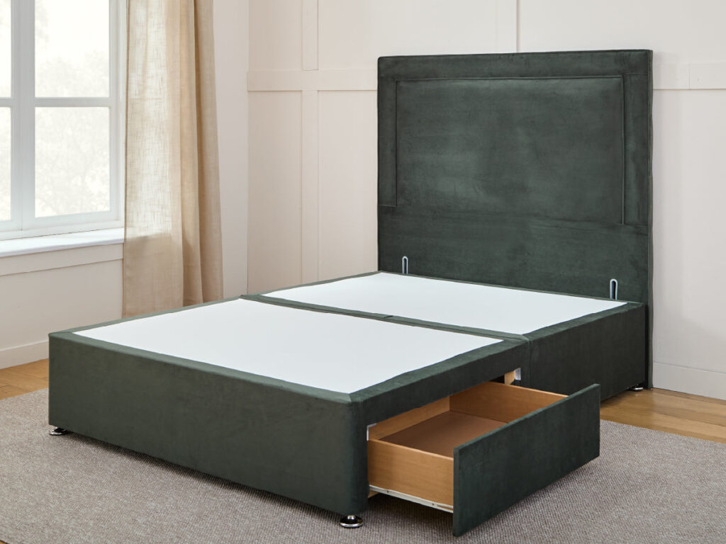 Luxury Dolce Divan (Winged Headboard) — Frame Only